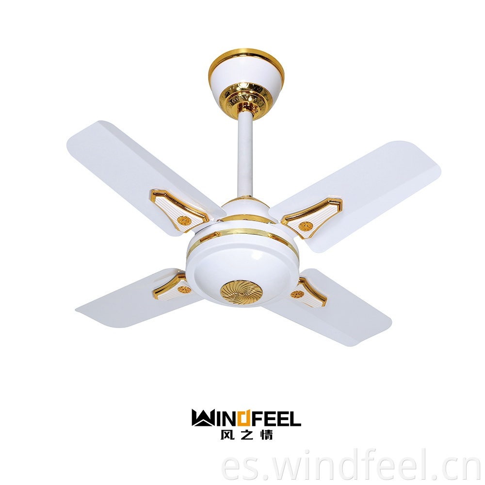 Ventilador de techo decorativo de alta velocidad Orient Small Fan 24 pulgadas 600 mm 4 aspas a Ghana Nigeria